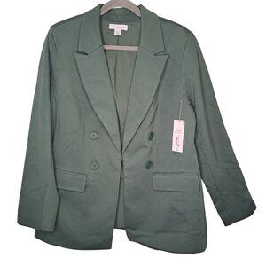 NEW Liz Claiborne Green Blazer Plus Size 16W